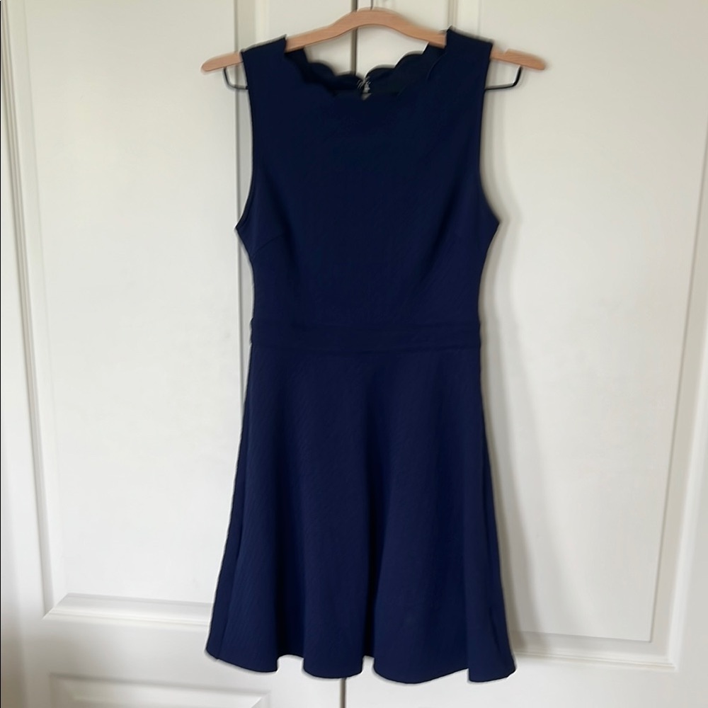 Miami Blue Sleeveless Fit and Flare Mini Dress